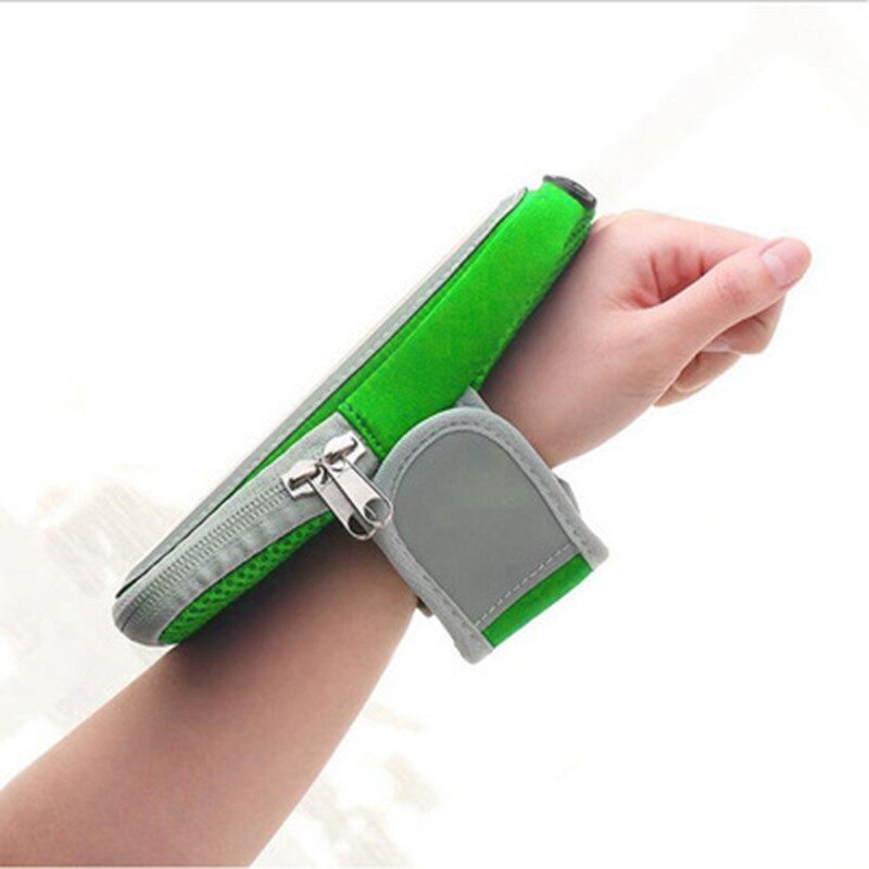 Titular de Telefone celular Caso Arm Band Strap com Malote do Zipper/Exercício de Corrida Esporte Móvel para o iPhone Da Apple 6 7 8 iPod Touch Armband