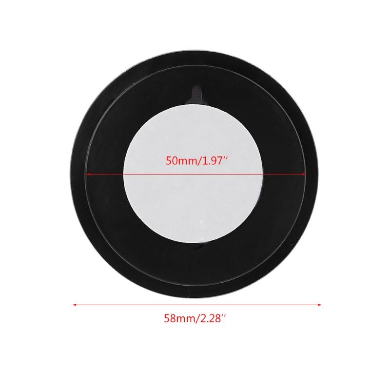 Mini 58mm coche medidor de temperatura termometro aleación de aluminio Metal analógico terómetro con pegatina de doble cara