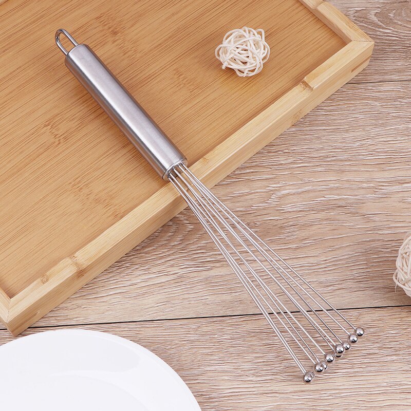 1 Stuks Drinken Whisk Mixer Eiklopper Rvs Egg Kloppers Kitchen Tools Hand Ei Mixer Koken Foamer Wisk Kok blender