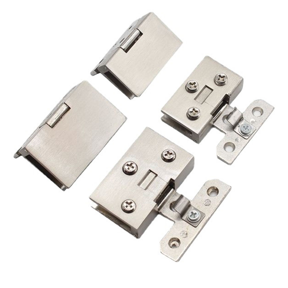 47mm 57mm cerniere per porte dell'armadio in vetro cerniere per porte della doccia del bagno cerniera a bilico per porte in vetro mobili per armadietto del vino clip in vetro
