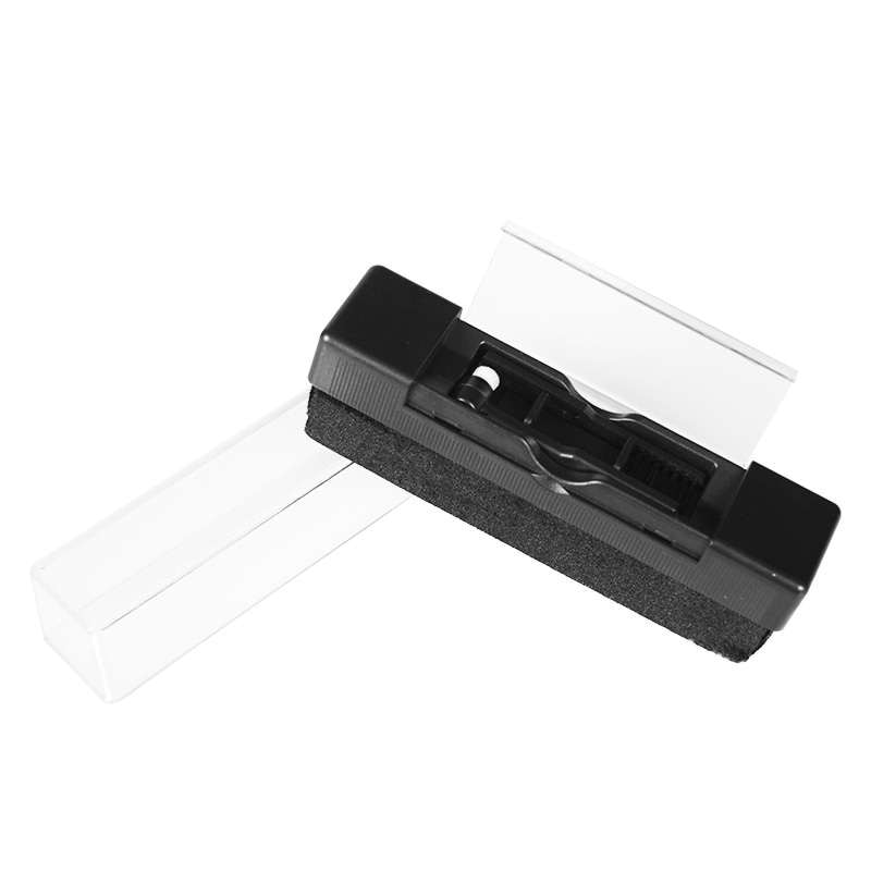 Combination vinyl record cleaning kit, LP phonograph record cleaning kit with small brush, turntable cleaning kit