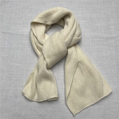 Écharpe en cachemire doux pour homme et femme, Style japonais, foulard au toucher, noir, bleu marine, classique, rouge, hiver: Color 10
