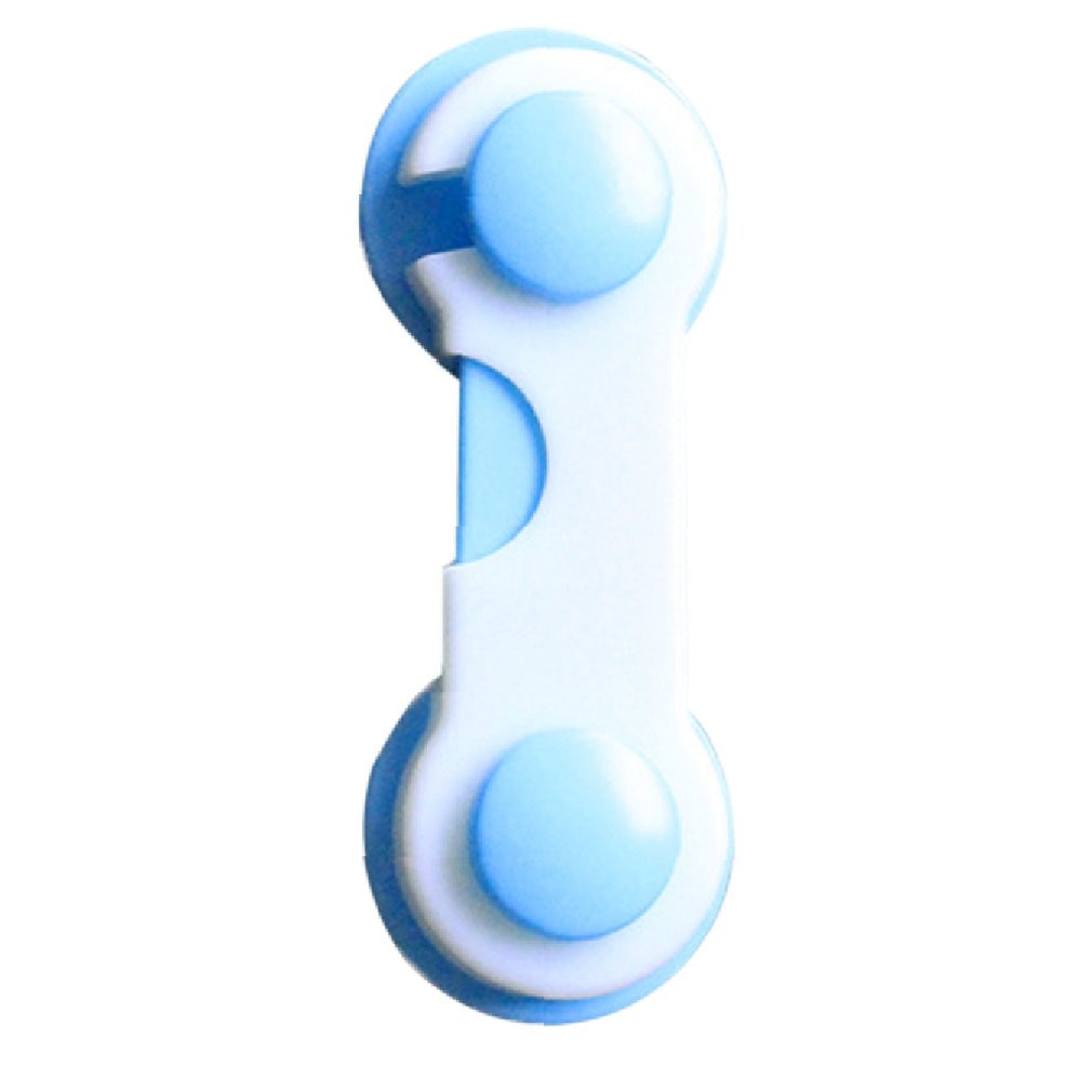 Baby Neugeborenen Jungen Mädchen Multifunktionale Sicherheit sperren Art Kind Kasten Schublade Schrank Schrank schrank Tür Kühlschrank Sicherheit Schlösser: blau