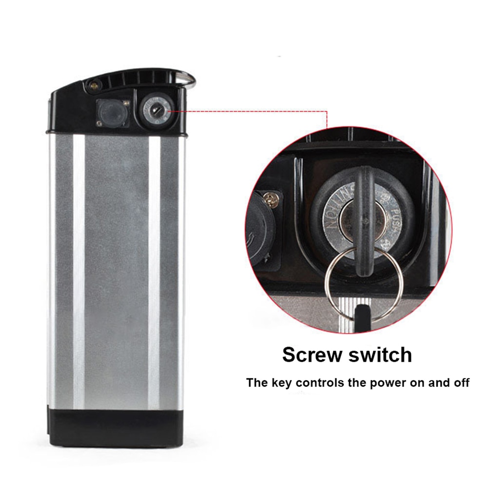 Contenitore di batteria di Protezione Bagagli per La Bici Elettrica E-bicicletta 36V 48V della Cassa del Supporto E-bicicletta 18650 supporto Custodie