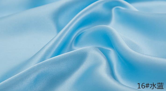 Tela de satén 100% poliéster por metros para coser vestidos, decoración para de boda, accesorios de tela para el hogar, T105: 16 / 50x150cm(0.5 meters