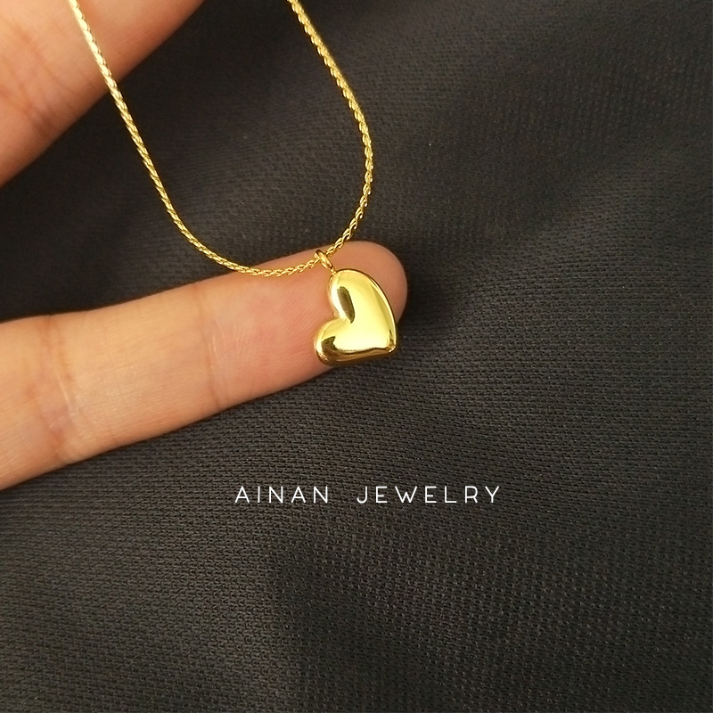Meyrroyu Rvs Romantische Onregelmatige Hart Hanger Ketting Voor Vrouwen Fijne Ketting 2021Trend Party Mode-sieraden