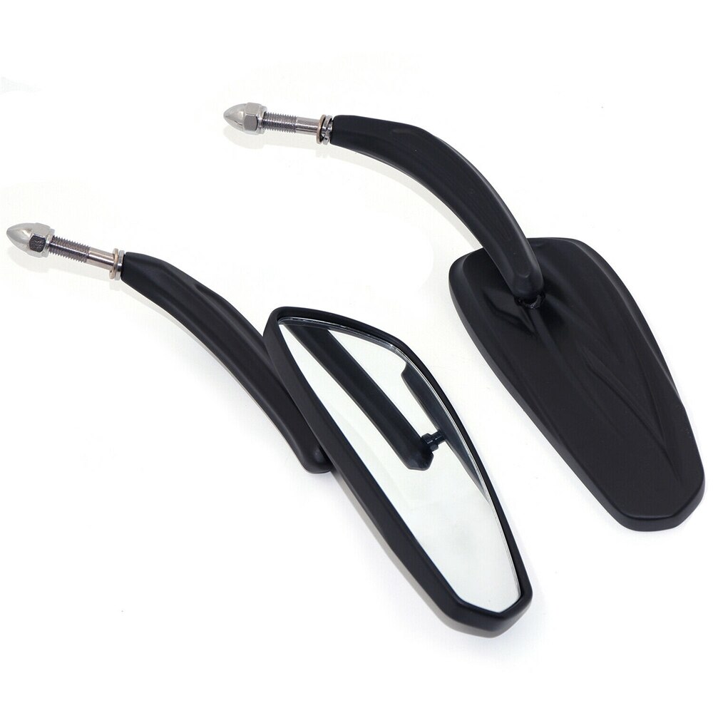 Afetermarket-espejo negro mate y brillante para motocicleta Harley Davidson Softail/Sportster, , 1982
