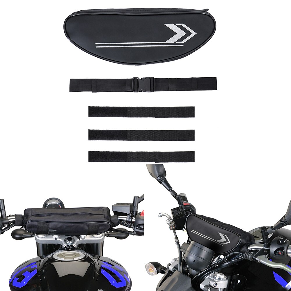 Motorcycle Front Handlebar Bag Casual Waterproof Waist Chest Crossbody Shoulder Travel Cycling Storage Bag
