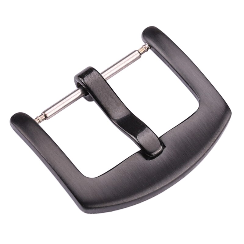 Roestvrijstalen Horlogeband Gesp 18 20 22 24Mm Heren Zilver Zwart Metalen Horlogeband Sluiting Accessoires