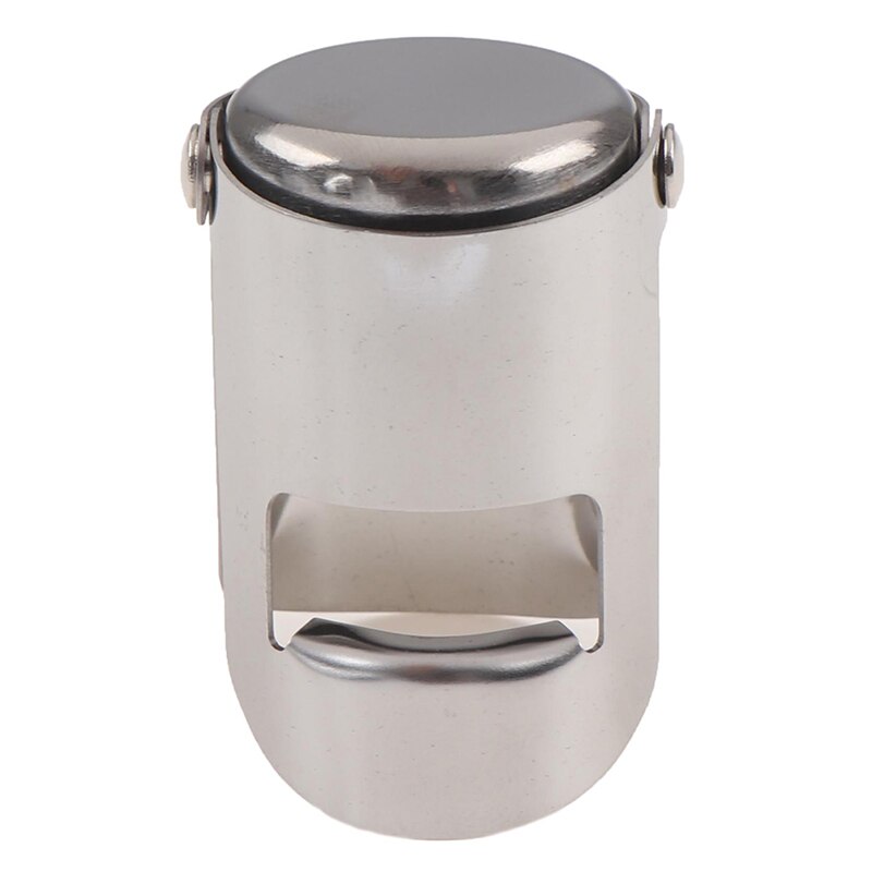 1PC Stainless Steel Bottle Cap Champagne Red Wine Silica Gel Preservation Cap: 1