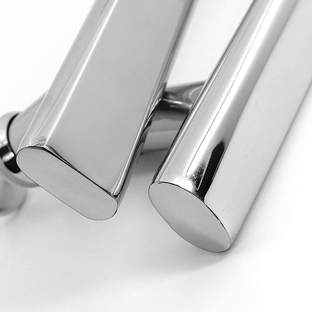 Boutons de poignée de porte de douche pour porte coulissante en verre, main courante de salle de bains, barre d'appui en acier inoxydable chromé, poignée de traction de remplacement de 225mm