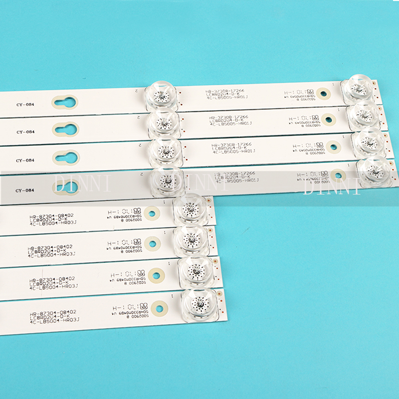 8PCS for TCL D50A630U L50E5800A-UD LCD backlight strip 4C-LB5004-HR03J 4C-LB5005-HR03J 4C-LB5004