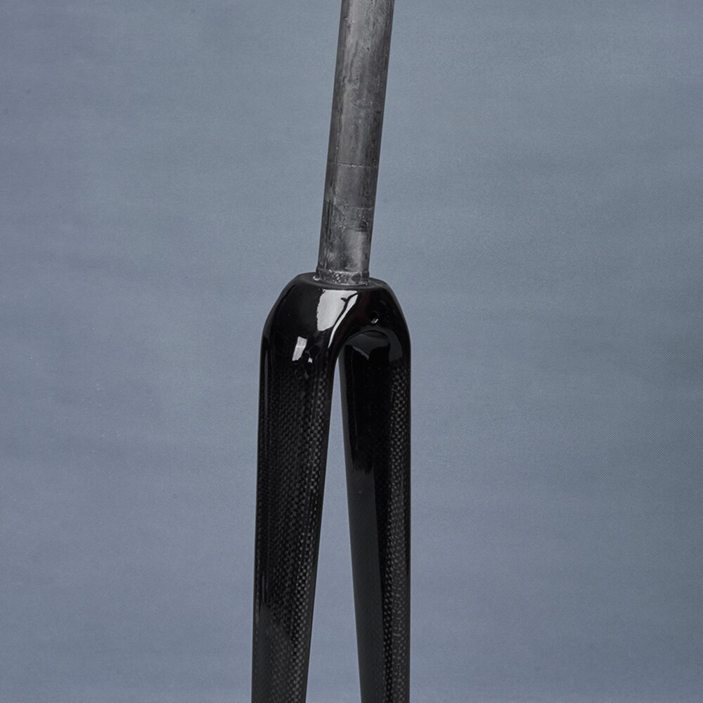 Carbon Front Fork Road Bike Fork 650C Cycling Rigid Front Fork Bike Accessories Straight Tube Diameter 1-1/8" 28.6mm