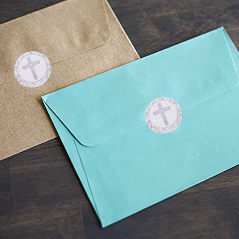 500 stuks/rol christelijke stickers zegellabels handgemaakte aangepaste sticker scrapbooking voor decoratie briefpapier sticker