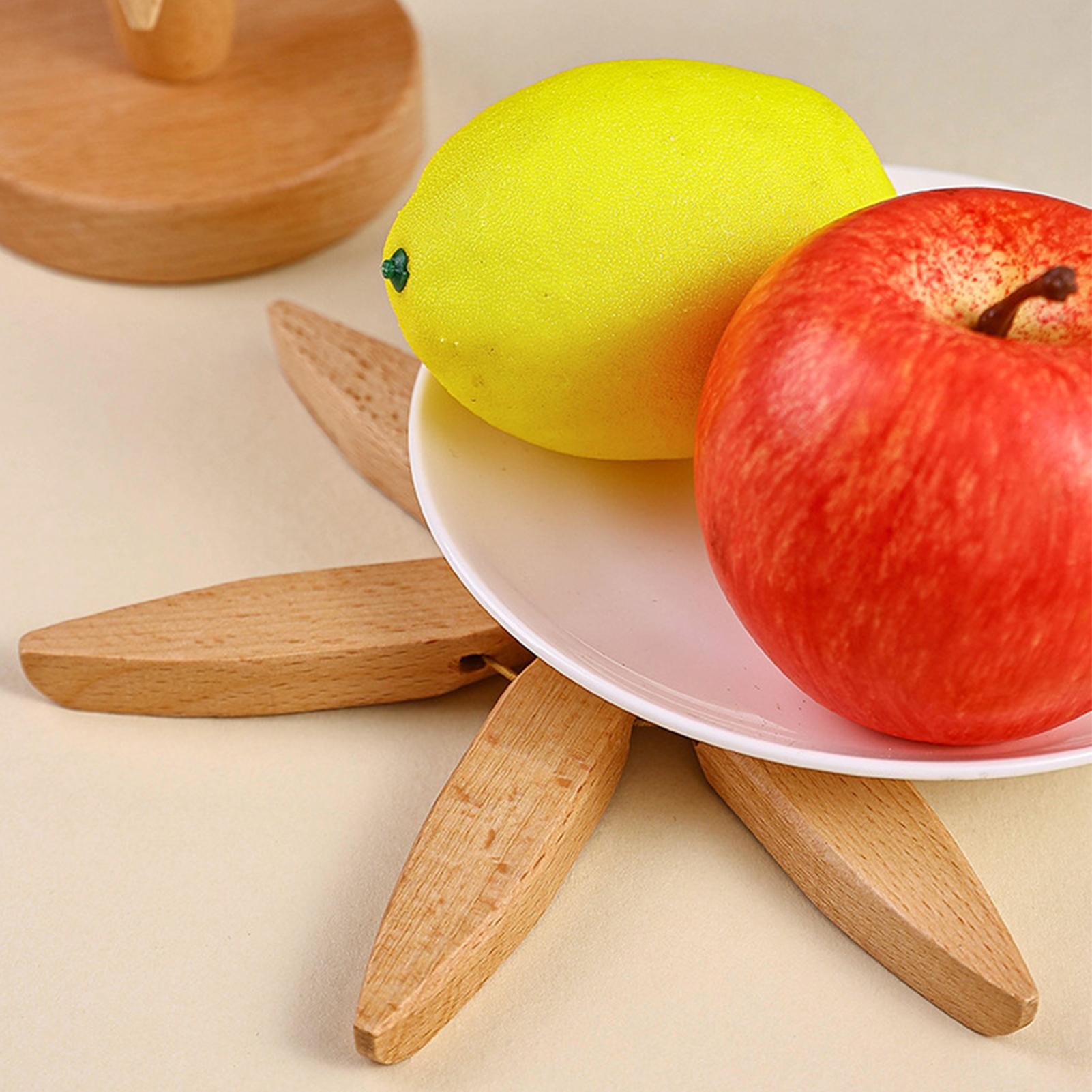 Onderzetters met boommotief, houten placemats, tafelmatten, isolerende onderzetters, anti-verbrandingsonderzetters voor pannen, beschermmatten voor tafel en aanrecht.