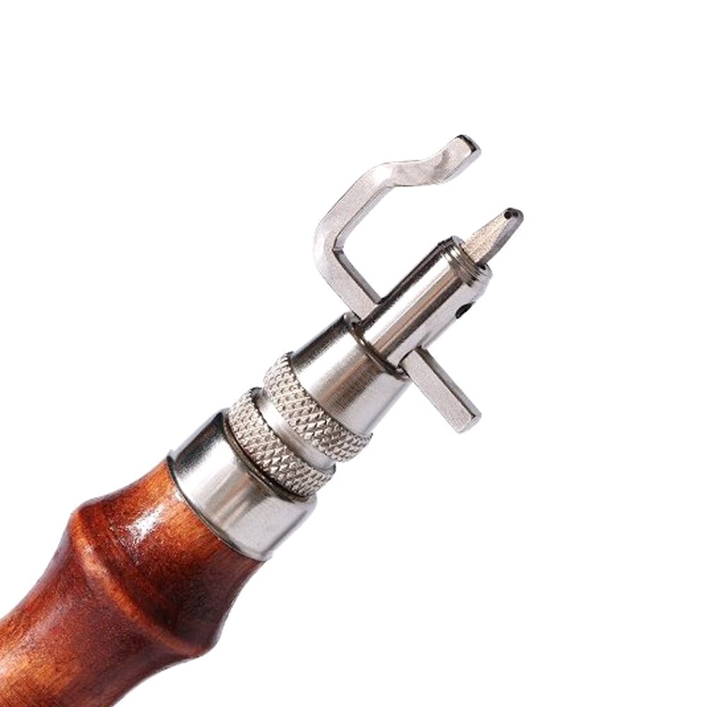 5 In 1 Grooving Tool Cut Drilling Holes Multifunctional Trencher Edge Pressing For Leather