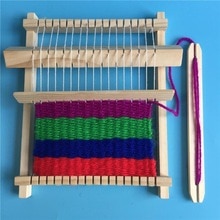 Kinder DIY Handwerk Hand Schal Hand Stricken Maschine Kinder Handgemachte Stricken Hüte Weben Webstuhl Nähen Werkzeug Modell Montiert