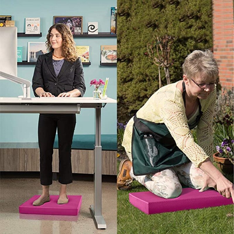 Sanft Gleichgewicht Pad TPE Yoga matt Schaum ÜSpund Pad Dicken Gleichgewicht Kissen Fitness Yoga Pilates Gleichgewicht Gremium für Physikalische Therapie