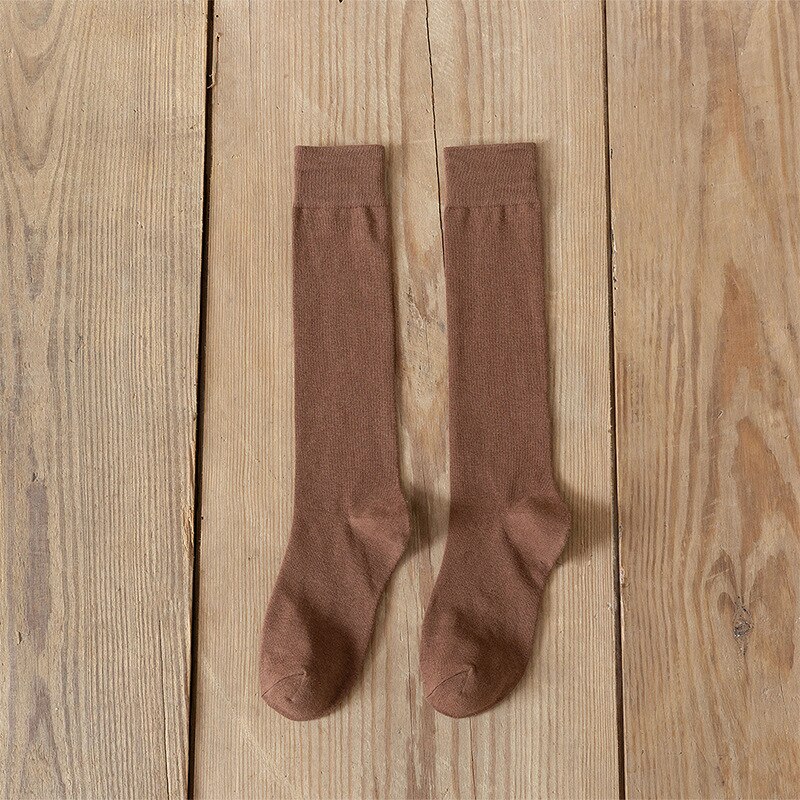 HYRAX Women Tube Socks Stockings Women Socks Pressure Stovepipe Socks Trendy Knee Socks Knee Socks: coffee