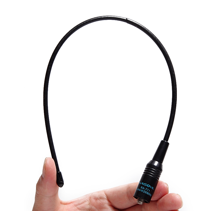 ABBREE AR-771 SMA-Female Dual Band 10W Antenna for Baofeng UHF VHF 144/430Mhz High-gain Antenna For Baofeng UV-5R UV-82 BF-888S