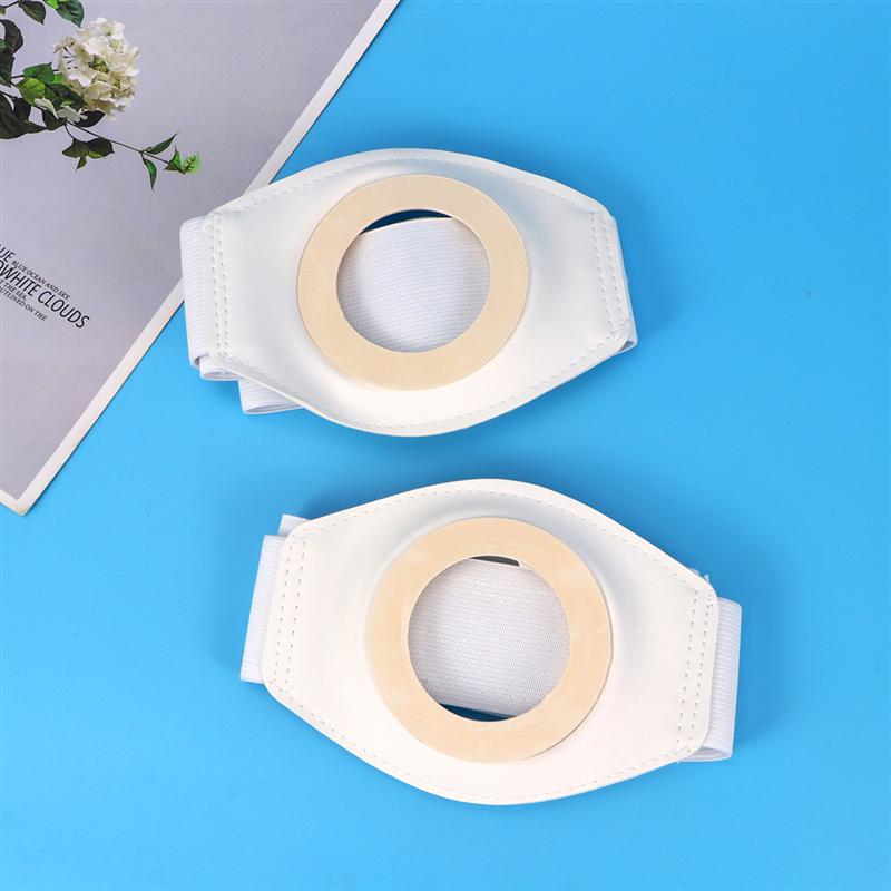 2Pcs Stoma Ondersteuning Abdominale Riem Lichtgewicht Verstelbare Draagbare Hernia Riem Stoma Riem Colostomy Body Riem Voor Hernia Zorg