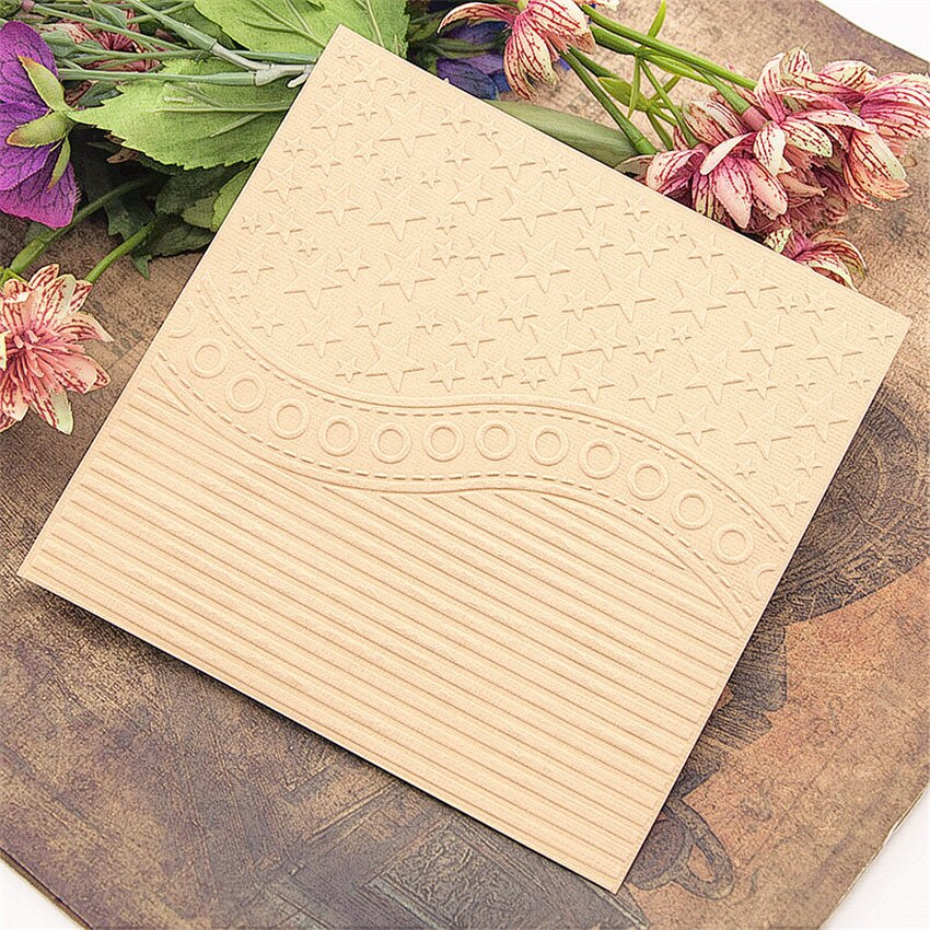Plantilla de plástico con rayas y letras, para hacer tarjetas de papel, álbum, decoración de bodas, carpetas en relieve