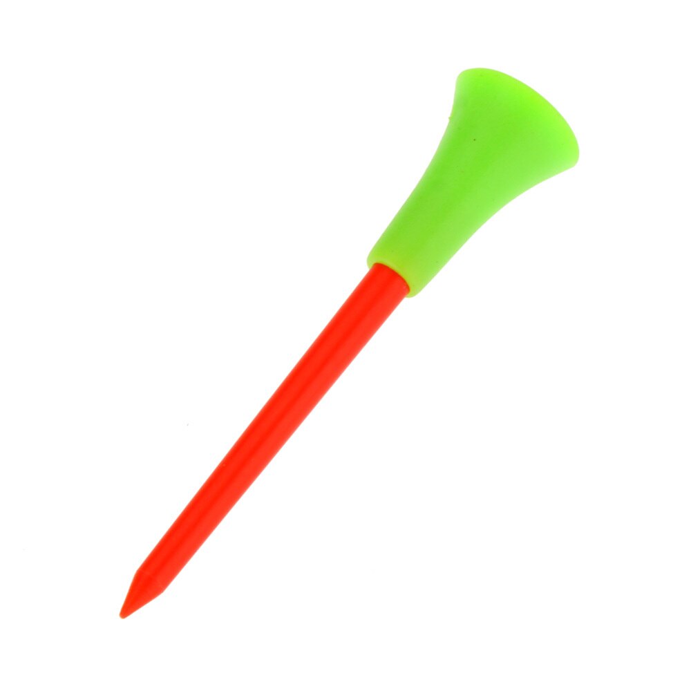 50 stks/zak Multi Kleur Plastic Golf Tees 83mm Duurzaam Rubber Kussen Top Golf Tee Golf Accessoires
