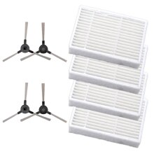 4 x Cepillo Lateral + 4 x accesorio de filtro para RolliBot BL618 piezas de aspiradora robótica accesorios para el hogar