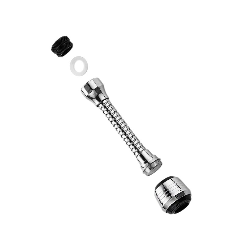 GRIFEMA G4011 Kitchen Faucet, with 360° Rotatable Single Lever Mixer Tap Sink Faucet Kitchen, Low Pressure Water Supply, Stainless Steel