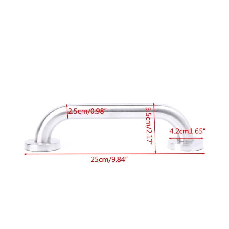 25 Cm Badkamer Douche Bad Leuning Rvs Veiligheid Wc Ondersteuning Rail Grab Bar Handle Ls'd Tool