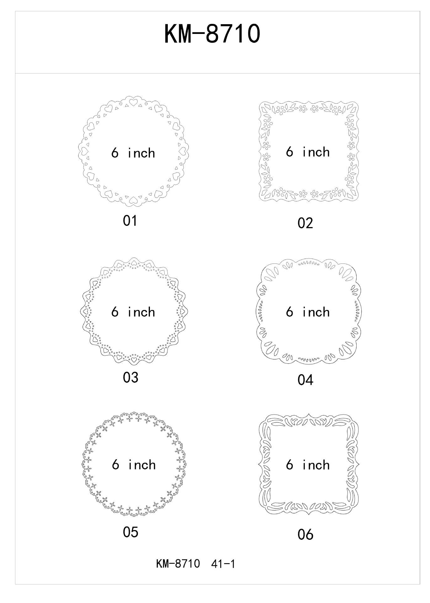 Papel de impressão em relevo DIY ângulo tesoura livro cartão de grande máquina de perfuração embossing embossing crianças handmade artesanato: KM-8710-06