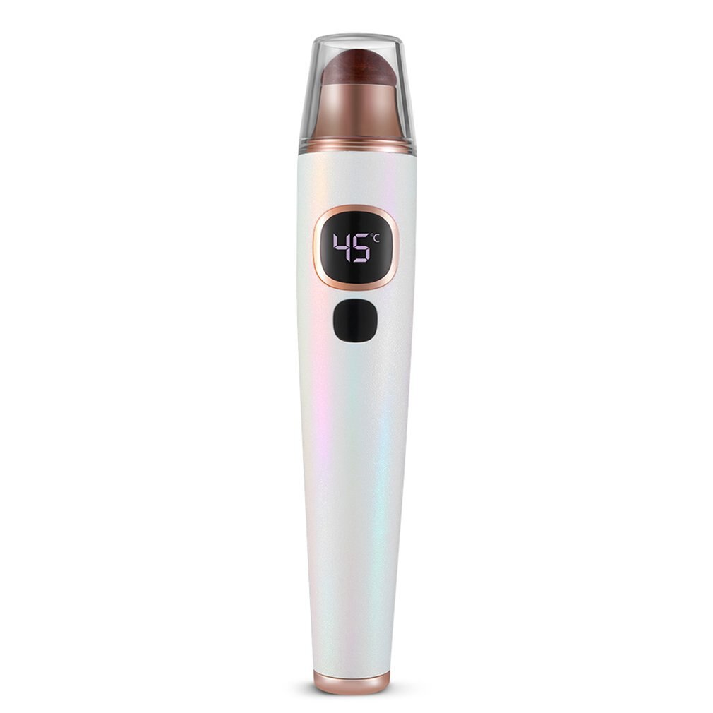 Eye Massager Wand With 40℃ Heat Sonic Vibration For Dark Circles Puffiness Eye Fatigue Anti-wrinkle Facial Massager: white