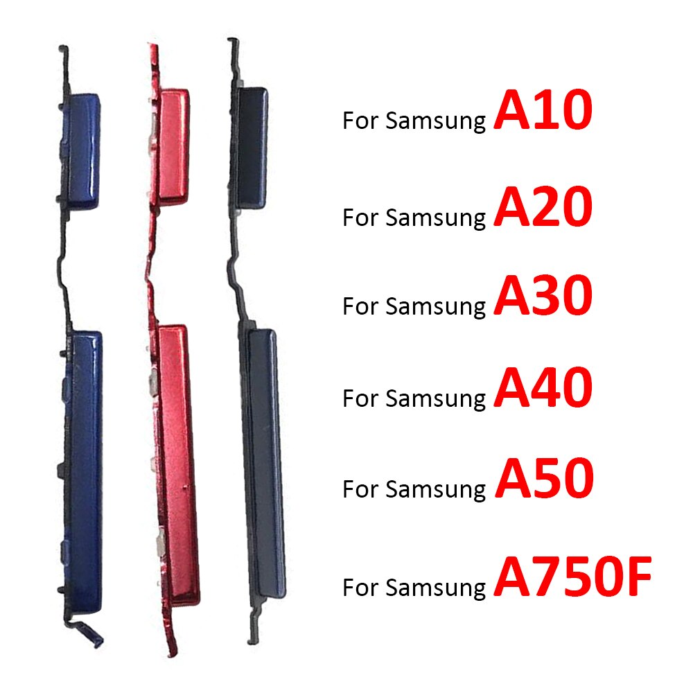 Seite Power-Taste + Lautstärke Taste Für Samsung A10 A105F A20 A205F A30 A305F A40 A405 A50 A750 Ersatz Teile
