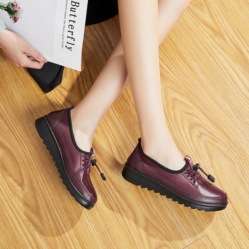Damskie trampki 2020 buty do tenisa dla kobiet komfort skórzana platforma siłownia obuwie damskie Tenis Feminino Zapatillas Mujer