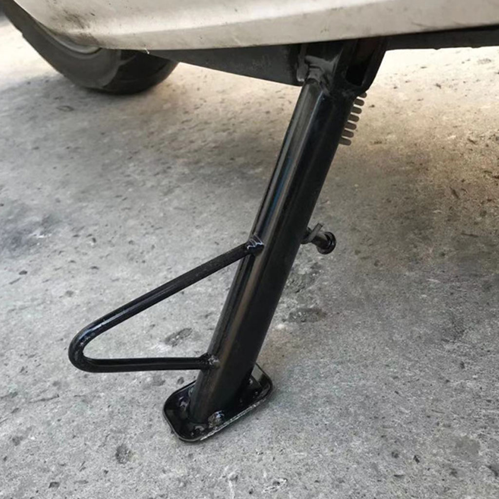 1 set supporto per cavalletto laterale per cavalletto laterale per moto supporto per rack di parcheggio per moto per motocross scooter bici elettriche ATV