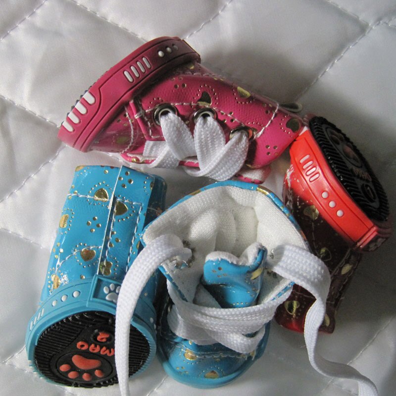 Hond Schoenen Leuke Hart Puppy Boot Outdoor Casual Mesh Sneakers Teddy Kleine Honden Schoenen Chihuahua Teddy XS-XL
