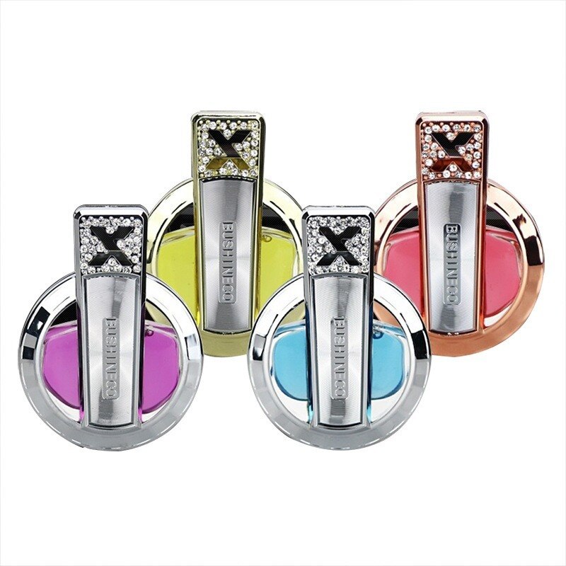 car Air Conditioner Perfume Clip Car Perfume Holder air fresh with Diamond 4 Fragrances car accessories for girls