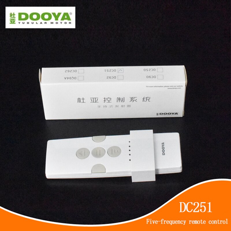 Dooya DC251 Vijf-Frequentie Controle Motor Afstandsbediening Voor Dooya Zonnebloem Aladdin Motor