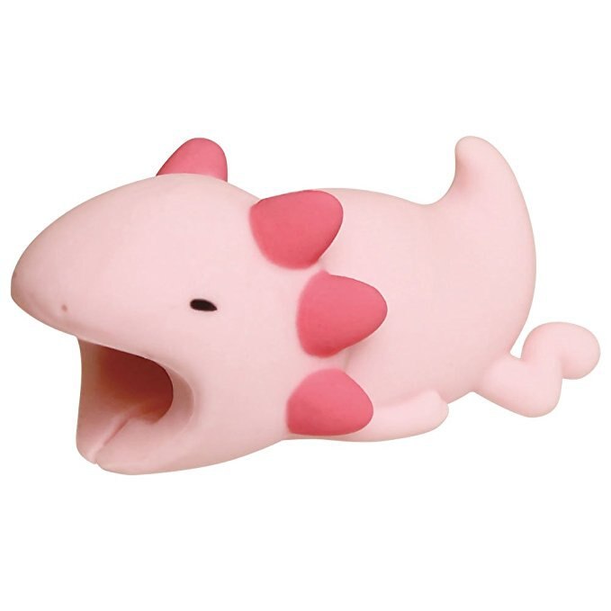cute animal phone cord protector Earphone pendant USB charger cable clips tiger cat Clownfish Polar bear quick: Axolotl