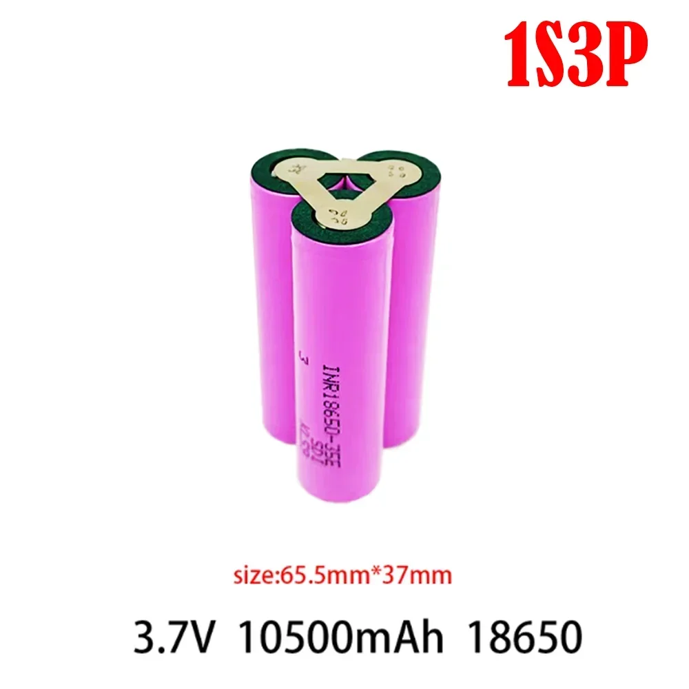 35E 18650 3500/7000/10500/14000mAh 2S 3S 4S 5S 6S/1P 2P 7.4V 12.6V 14.8V 18V 25.2V for screwdriver battery welding battery pack: PURPLE