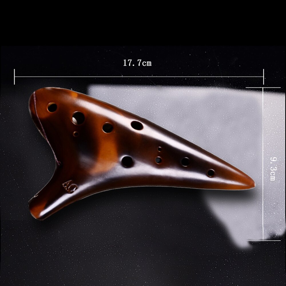 Ocarina Klassieke Blauw 12 Holes Ocarina Alto C Mu... Grandado