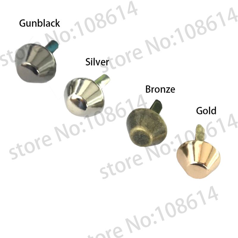 Handbag Bottom Protecting Feet Nail Bucket Shape Flat Studs Screw Back Spikes Rivets Leather Craf clothing garnishes decorations