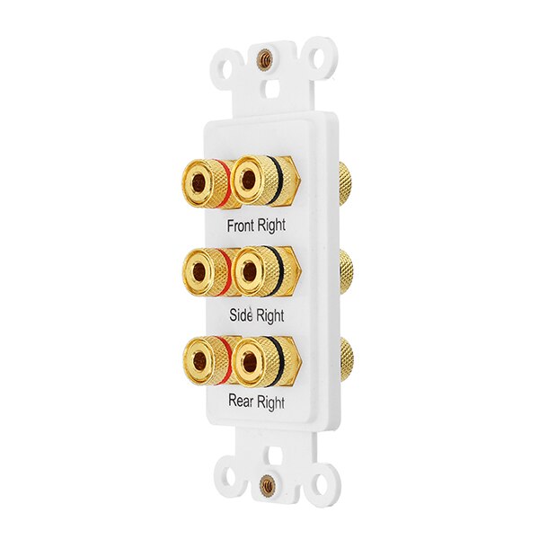 LEORY Surround Sound Speaker Aluminum Home Theater 7.1 Sound Box Wall Plate HDMI Audio Banana