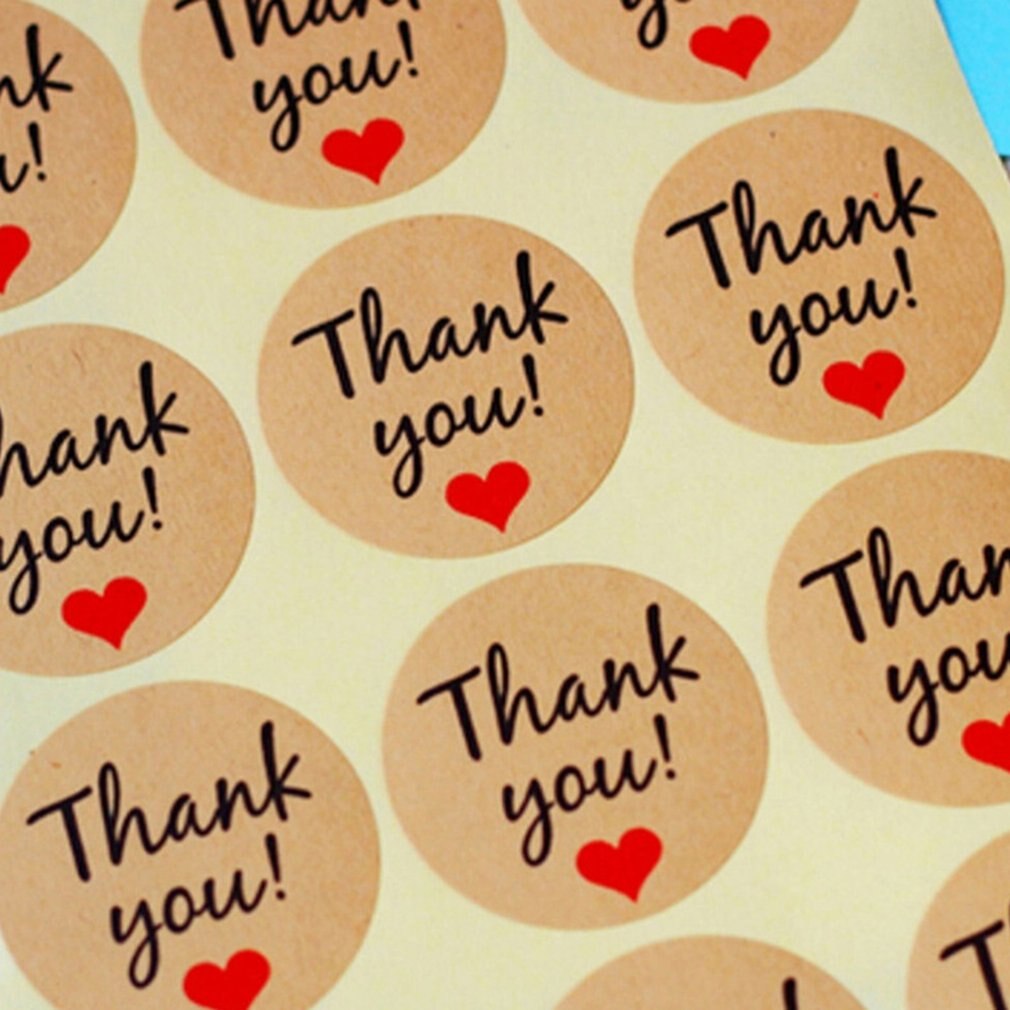 12PCS/Sheet Adhesive Kraft Paper Stickers for Diary Scrapbook Book Hand Made Child Stationery Stickers