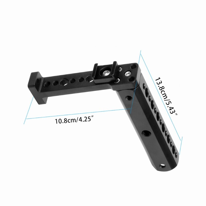 Handheld Gimbal Handle Grip Mounting Extension Arm Handlebar Compatible with Roin-s Stabilizer Microphone Light Bracket