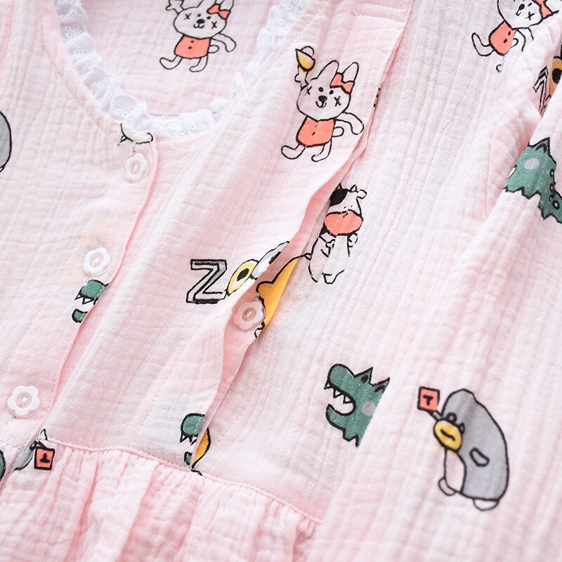 Top de lactancia de algodón, camisones para embarazadas, pijama de botones de maternidad de manga larga, Conjunto de pijama para embarazo