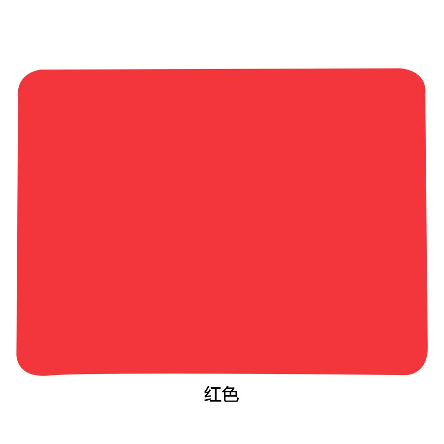 Thick Table Mat Rectangle 30*40cm Silicone Place Mats Heat Resistant Waterproof Non Slip Table Mats Kitchen Accessories: Red