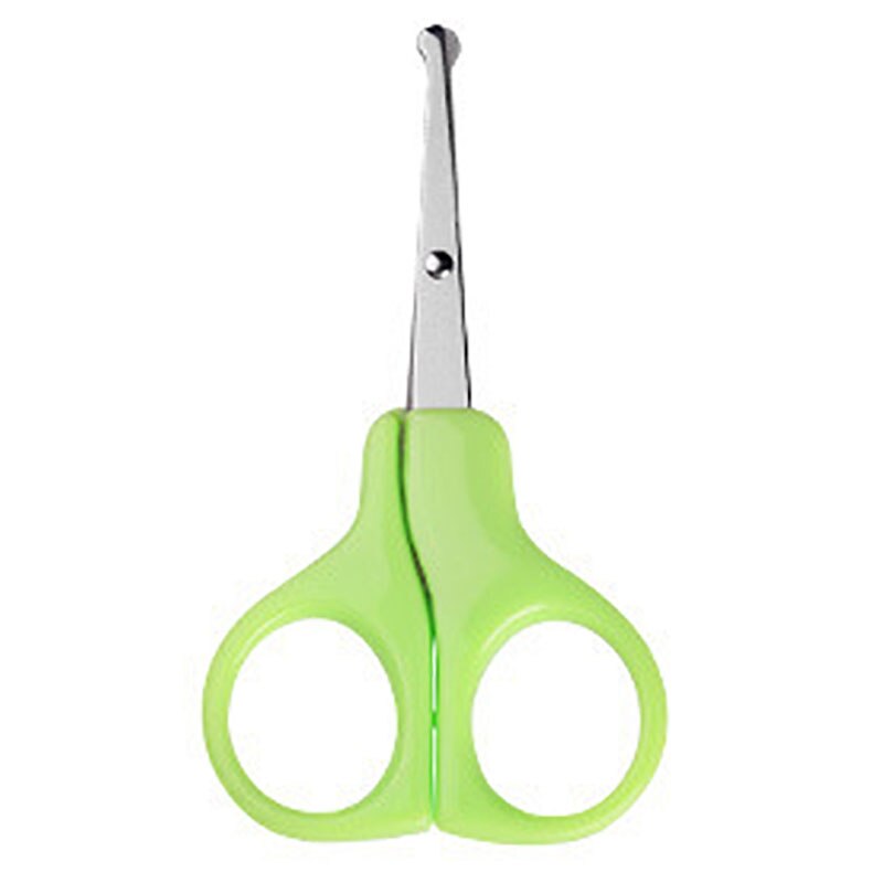 Baby Speciale Tool Vinger Trimmer Schaar 1Pcs Baby Nail Care Rvs/Ps Mini Manicure Cutter Kids Levert draagbare: grass green