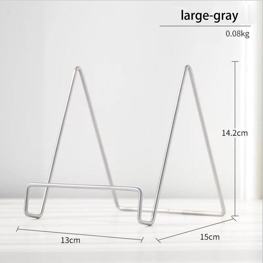 Support de tablette Simple Support en or Rose Support de Support pliant bureau de refroidissement IPAD téléphone Mobile Support universel supports étagère: B-L-Gray