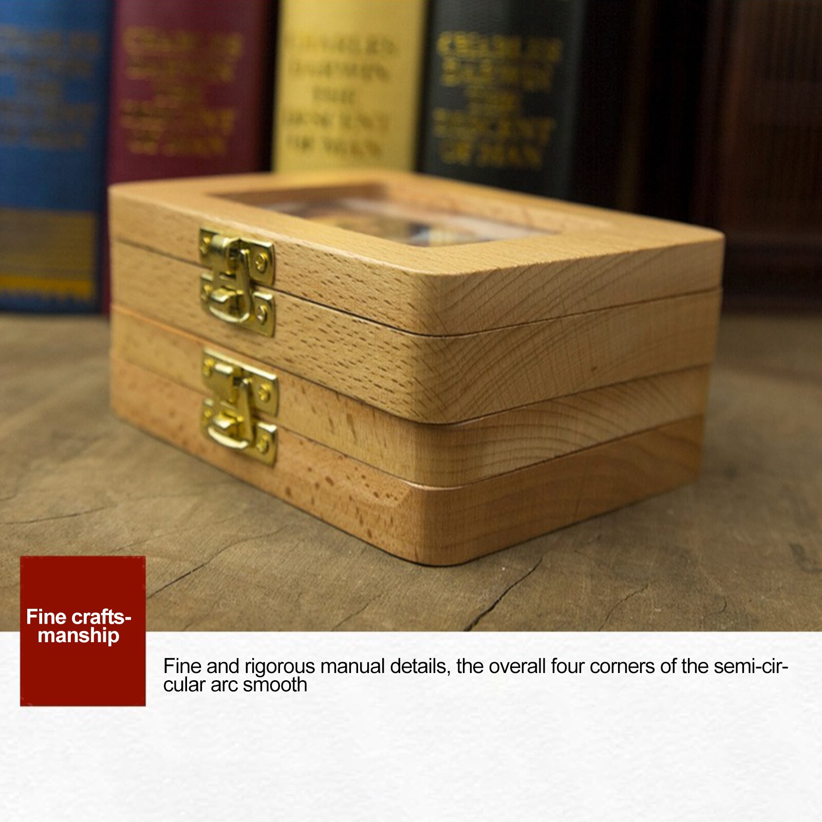 Milk Teeth Storage Photo Frame Baby Wood Tooth Box Organizer Infant Teeth Collect Tooth Box Keepsake Souvenir For Boy Girls